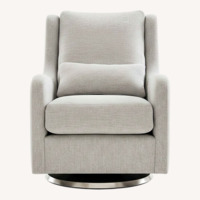 Monte Design Milo Light Gray Fabric Nursing Chair