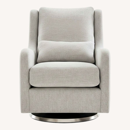 Used Monte Design Milo Light Gray Fabric Nursing Chair for sale on AptDeco