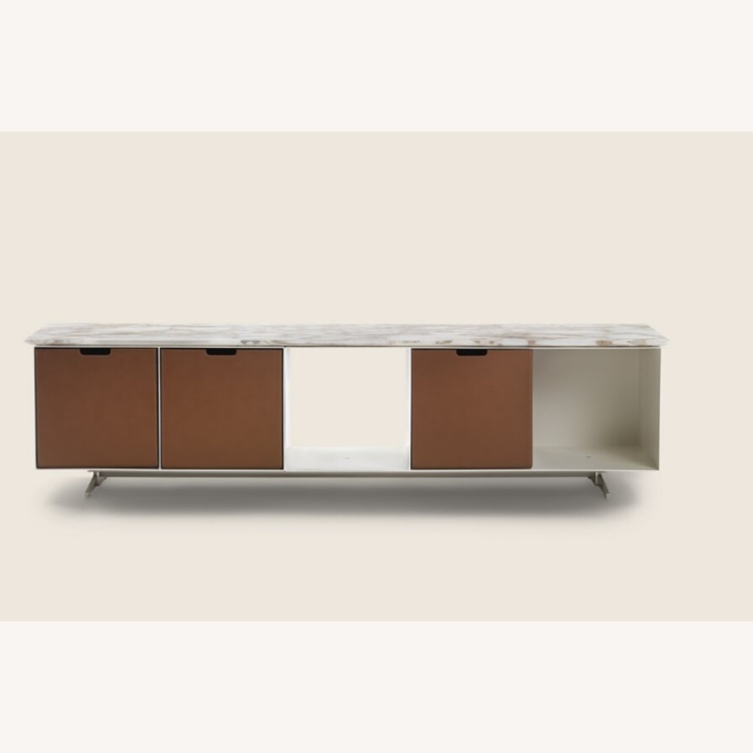 Flexform ‘FLY’ Marble Top Entertainment Stand - image-6