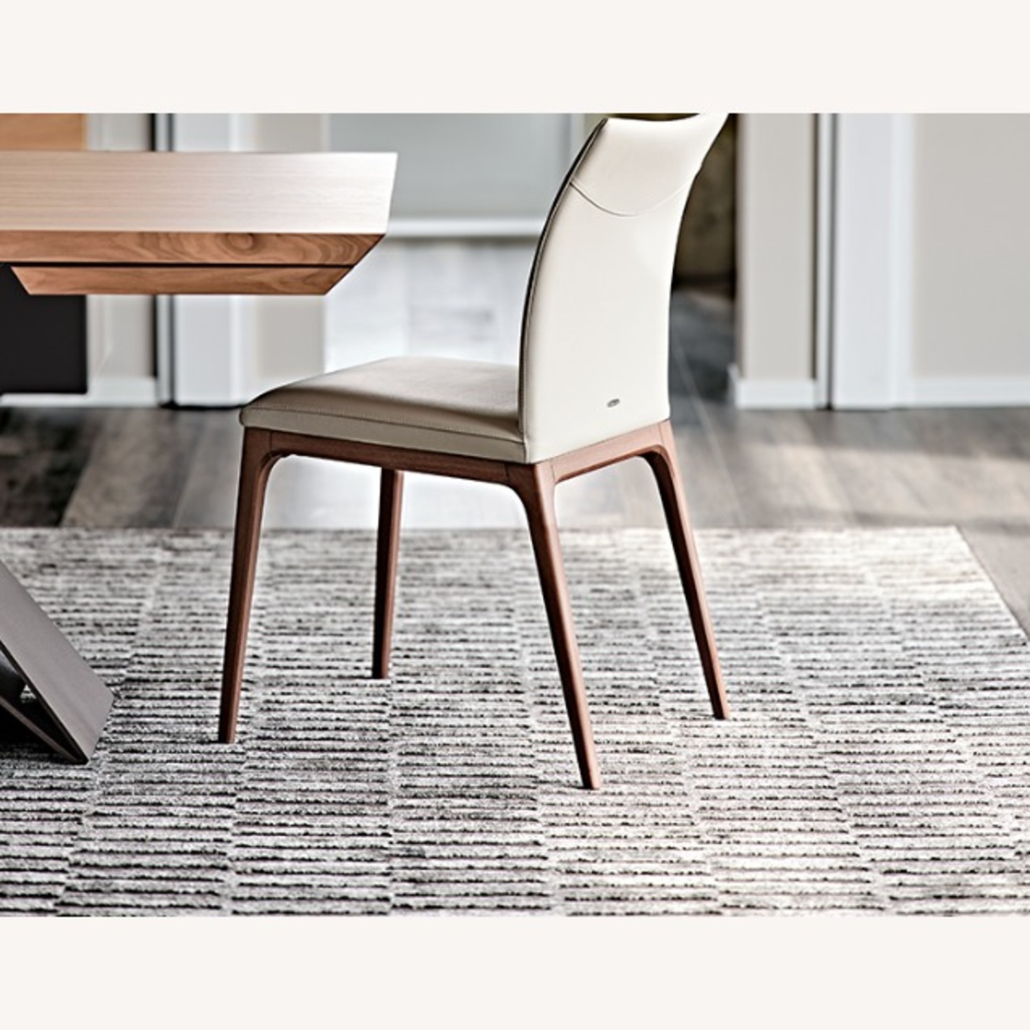 Cattelan Italia Leather Dining Chairs Set of 8 - image-3