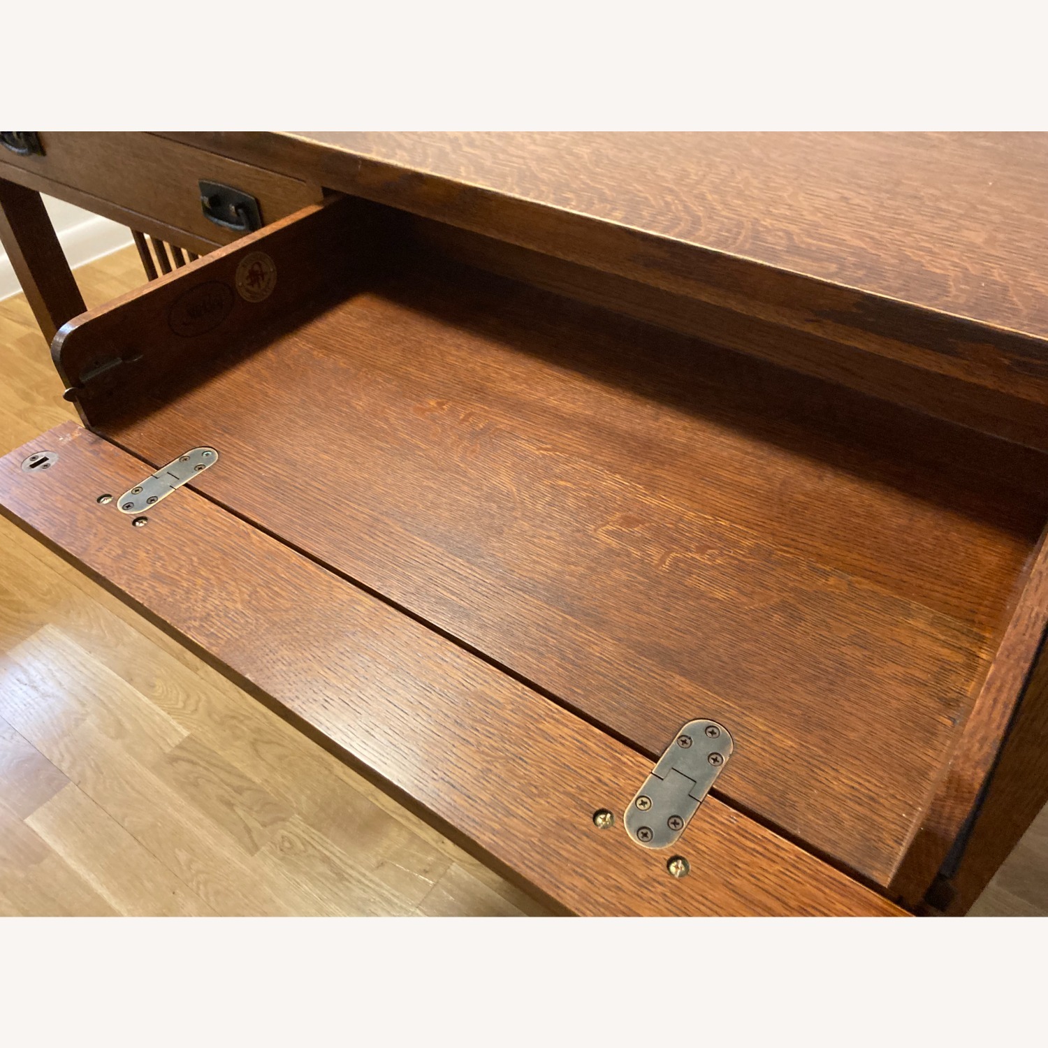 Stickley Brothers Furniture Dark Brown Wood Desk - image-2