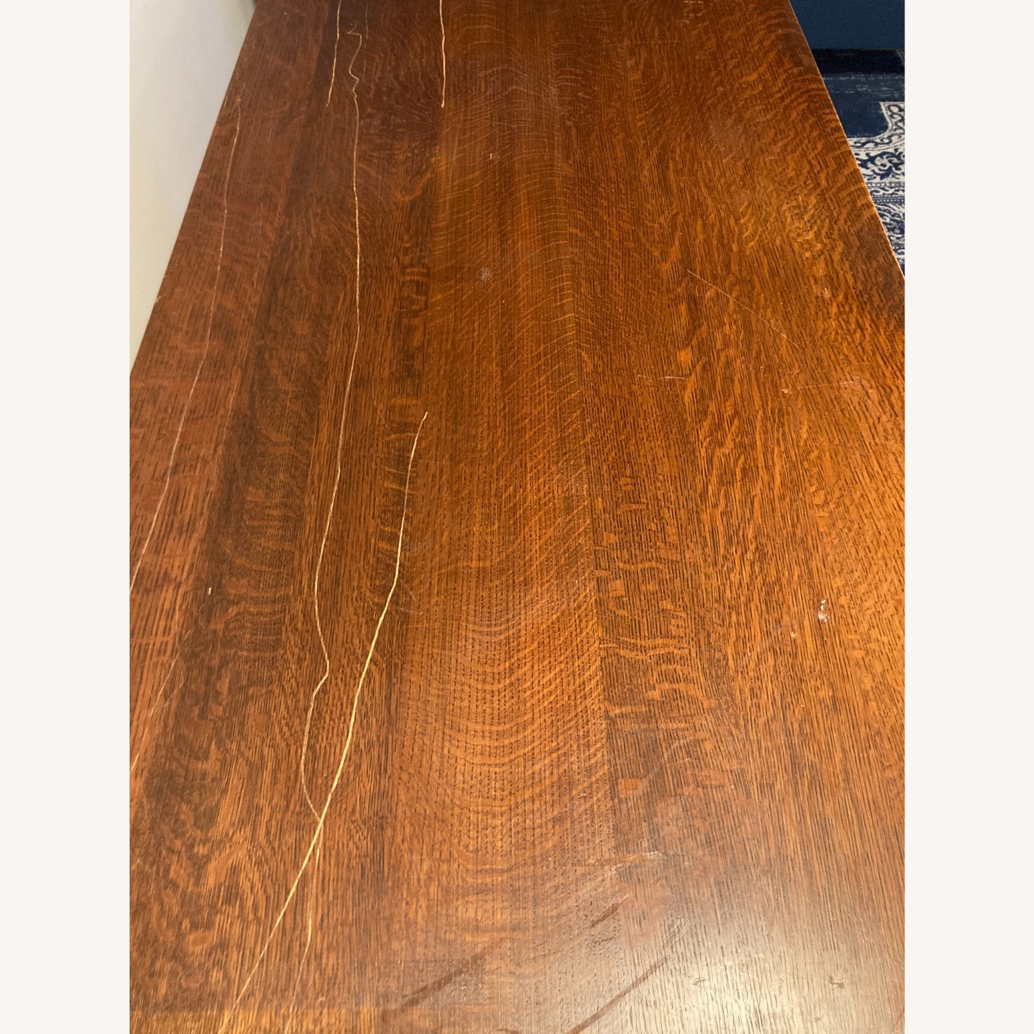 Stickley Brothers Furniture Dark Brown Wood Desk - image-8