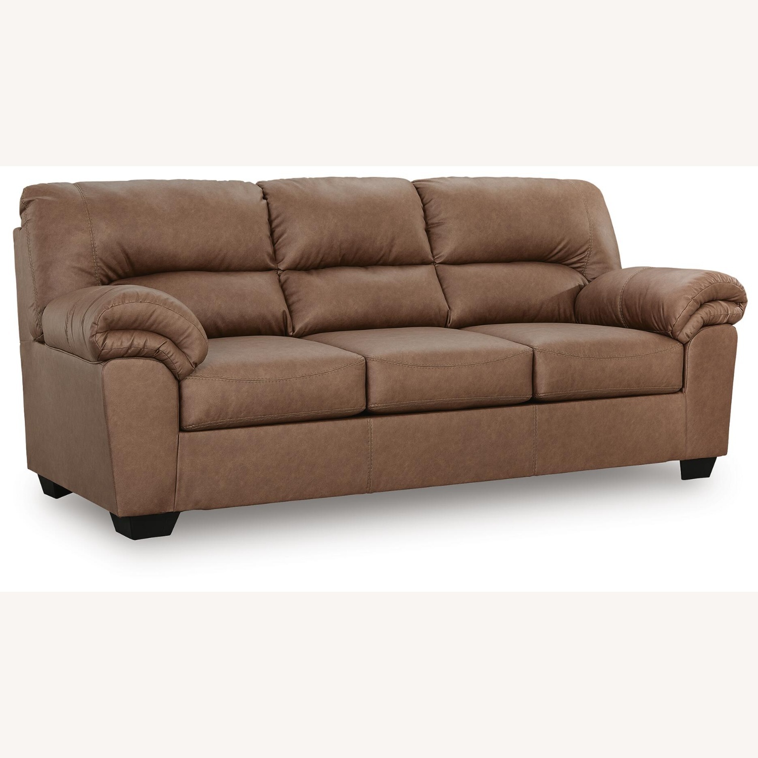 Ashley Dark Brown 3+ Seater Sofa - image-4