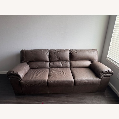 Used Ashley Dark Brown 3+ Seater Sofa for sale on AptDeco