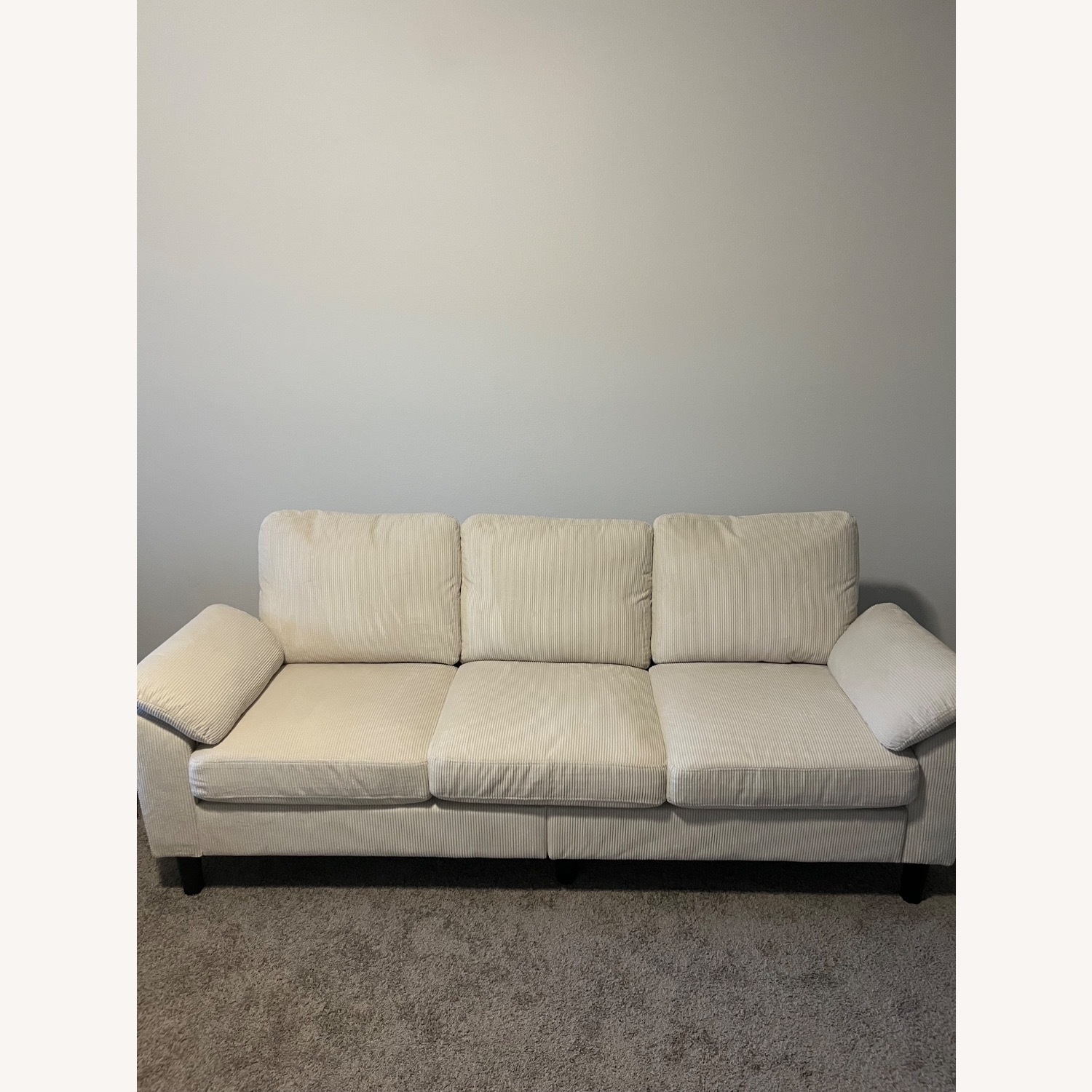Wayfair Couch, Chair and Foot Stool with Storage  - image-4
