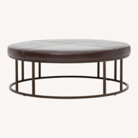Mitchell Gold + Bob Williams Carmen Dark Brown Ottoman