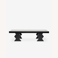 Lulu & Georgia Masaro Black Wood Coffee Table