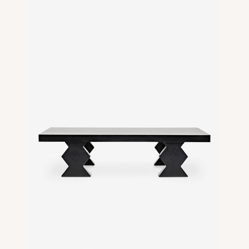 Used Lulu & Georgia Masaro Black Wood Coffee Table for sale on AptDeco