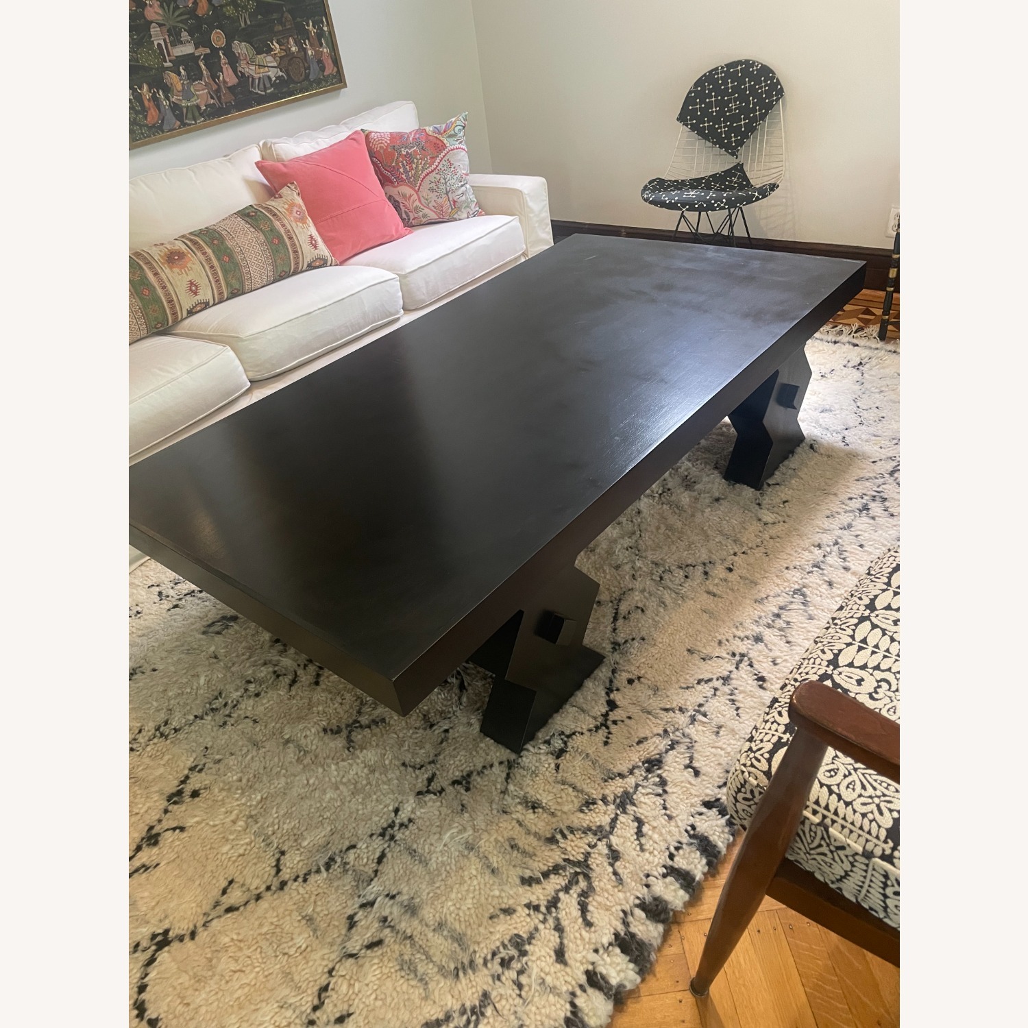 Lulu & Georgia Masaro Black Wood Coffee Table - image-1