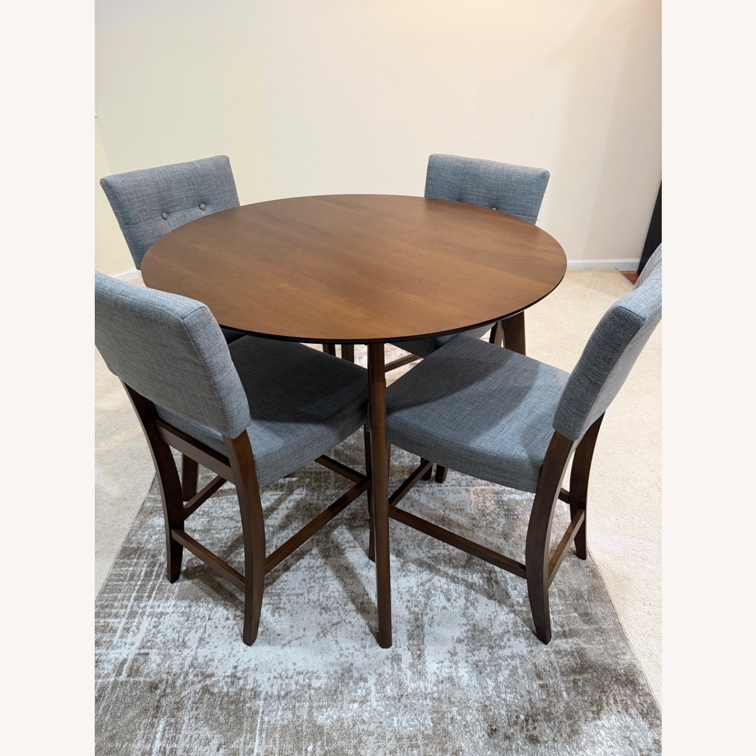 Bob's Discount Dark Brown Table with 4 Chairs  - image-2