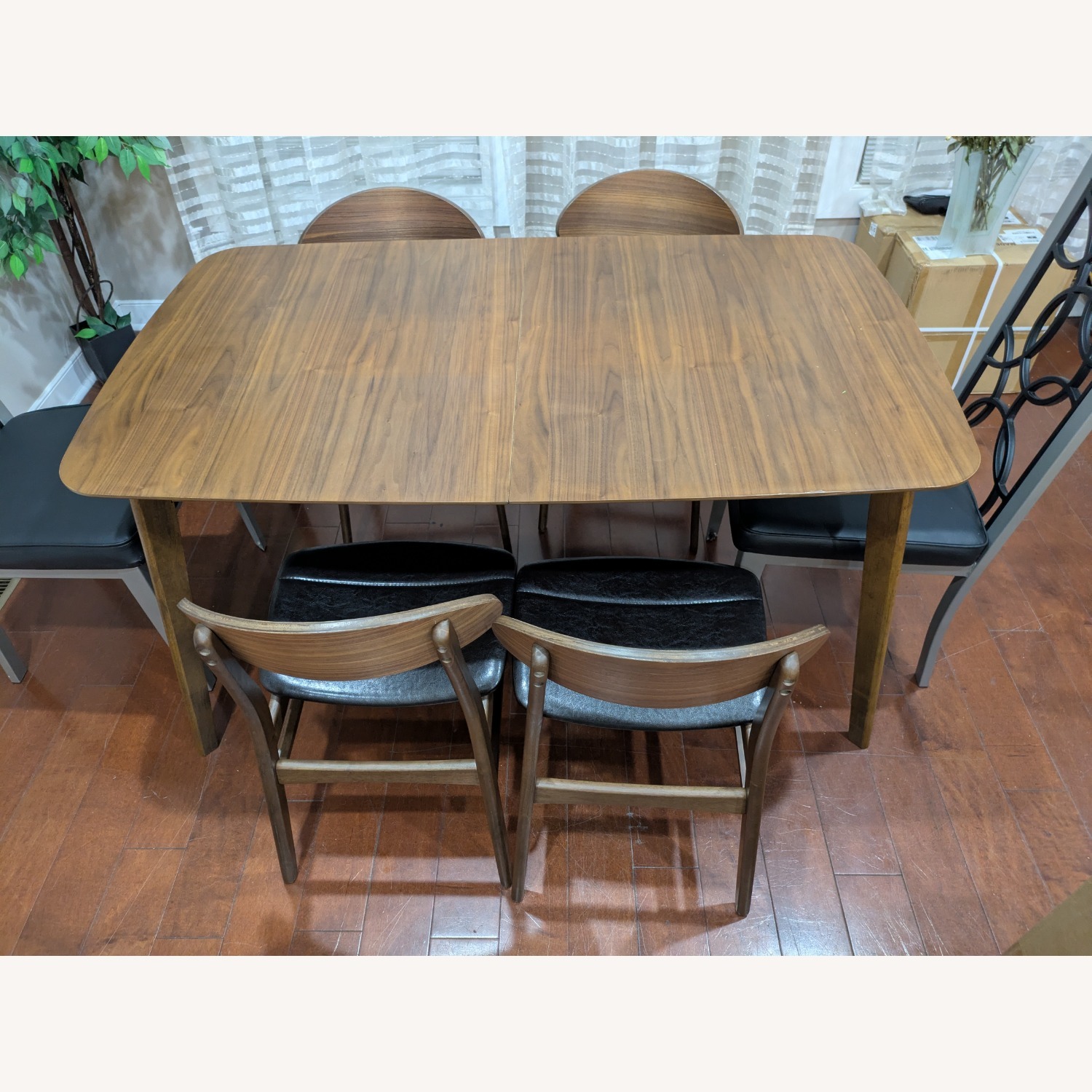 Coaster Dining Set with leaf and 4 chairs - image-3
