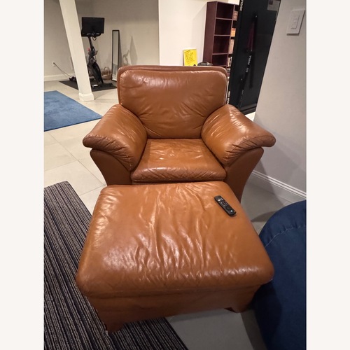 Used Dark Brown Armchair for sale on AptDeco
