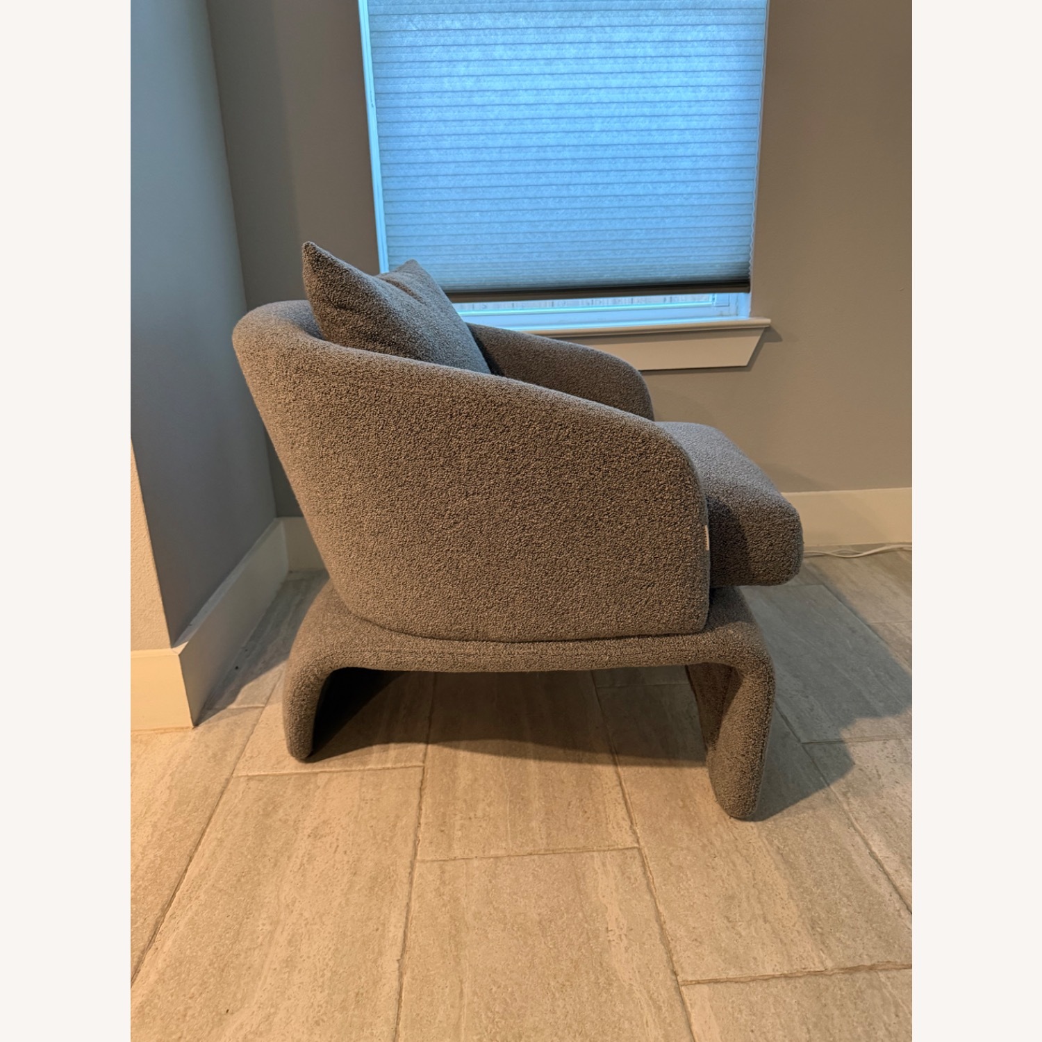 Amazon Light Gray Accent Chair - image-2