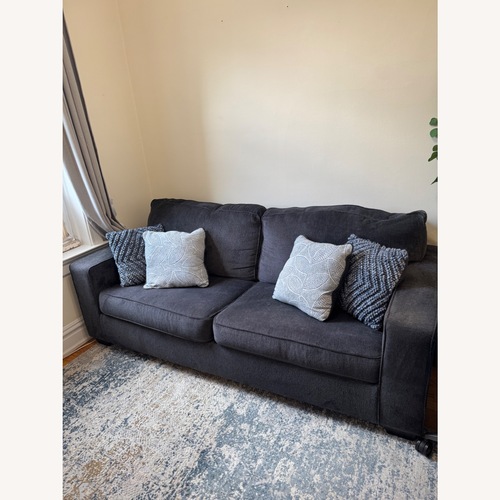 Used Ashley Furniture Altari Black Fabric Sleeper Sofa for sale on AptDeco