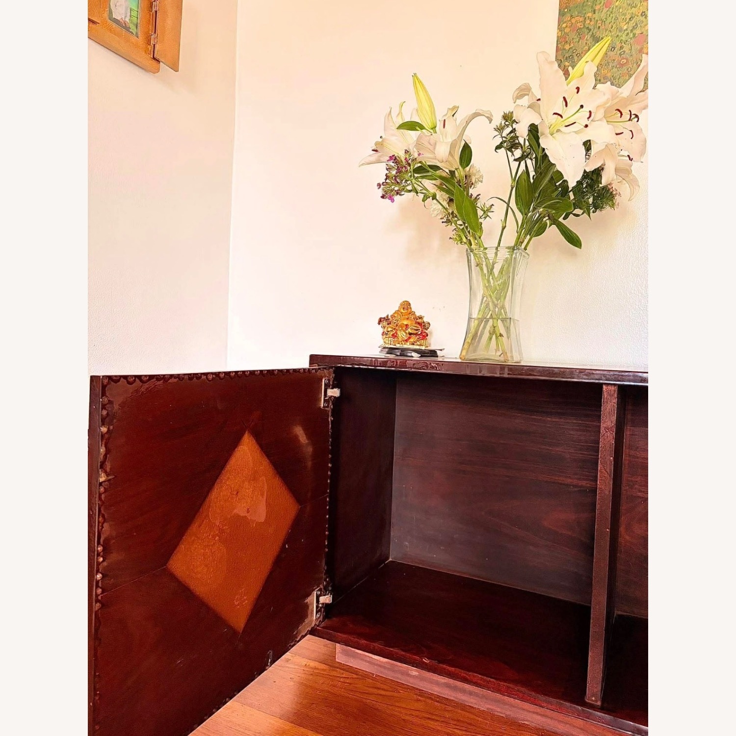 Buffet with 2 Door Walnut Wood  - image-2