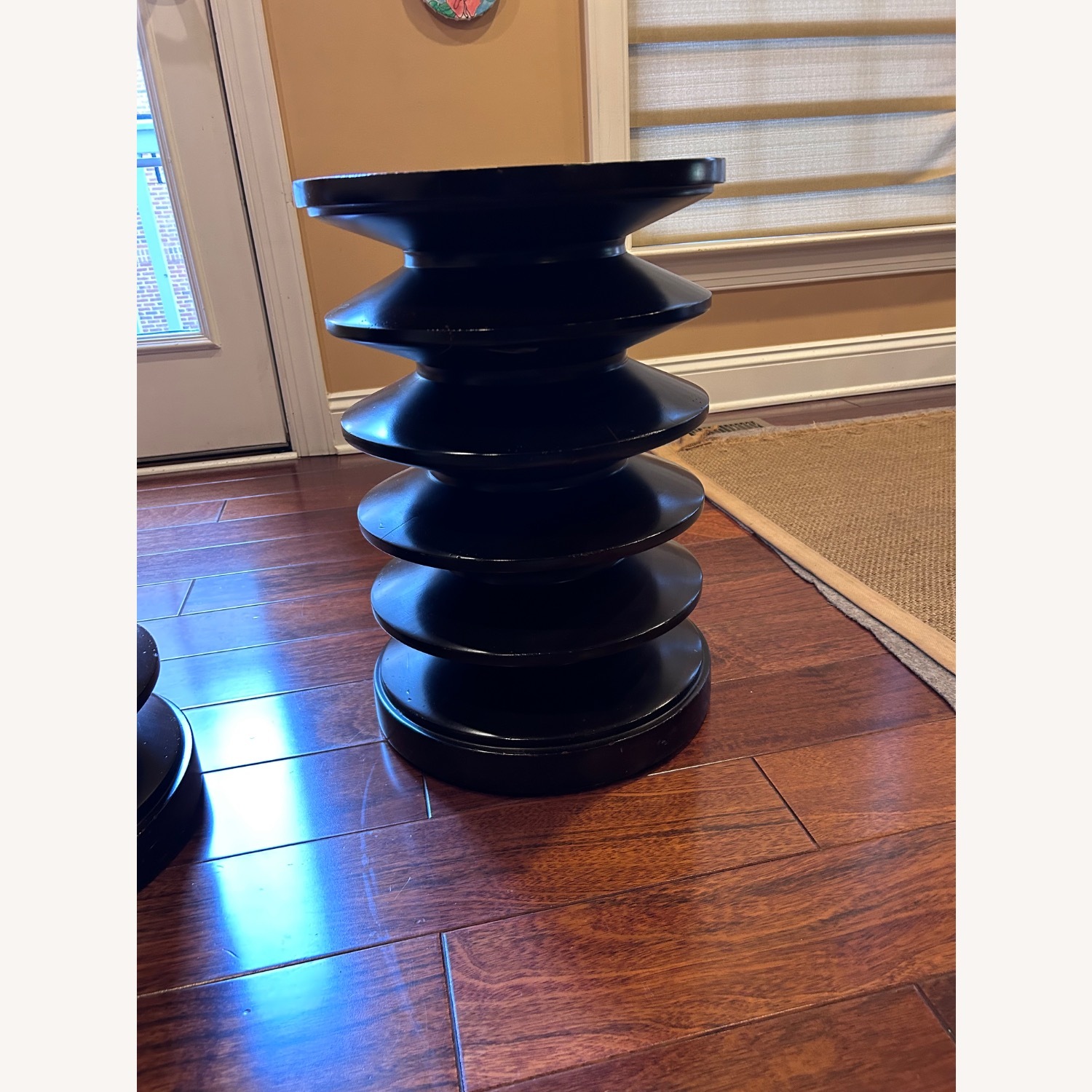 Ethan Allen Dark Brown Wood Side Tables - image-3