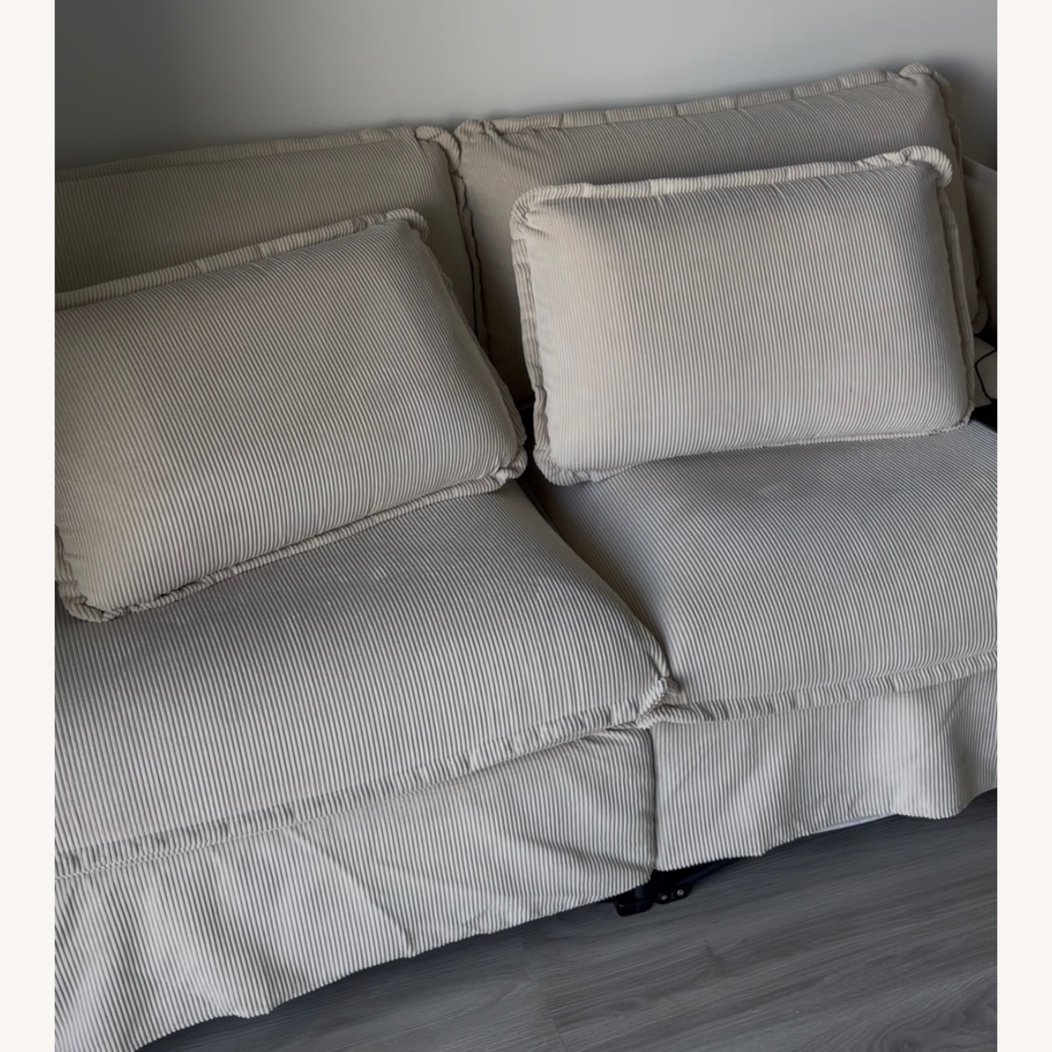 Anabei Eggshell White 2 Seater Sofa - image-4