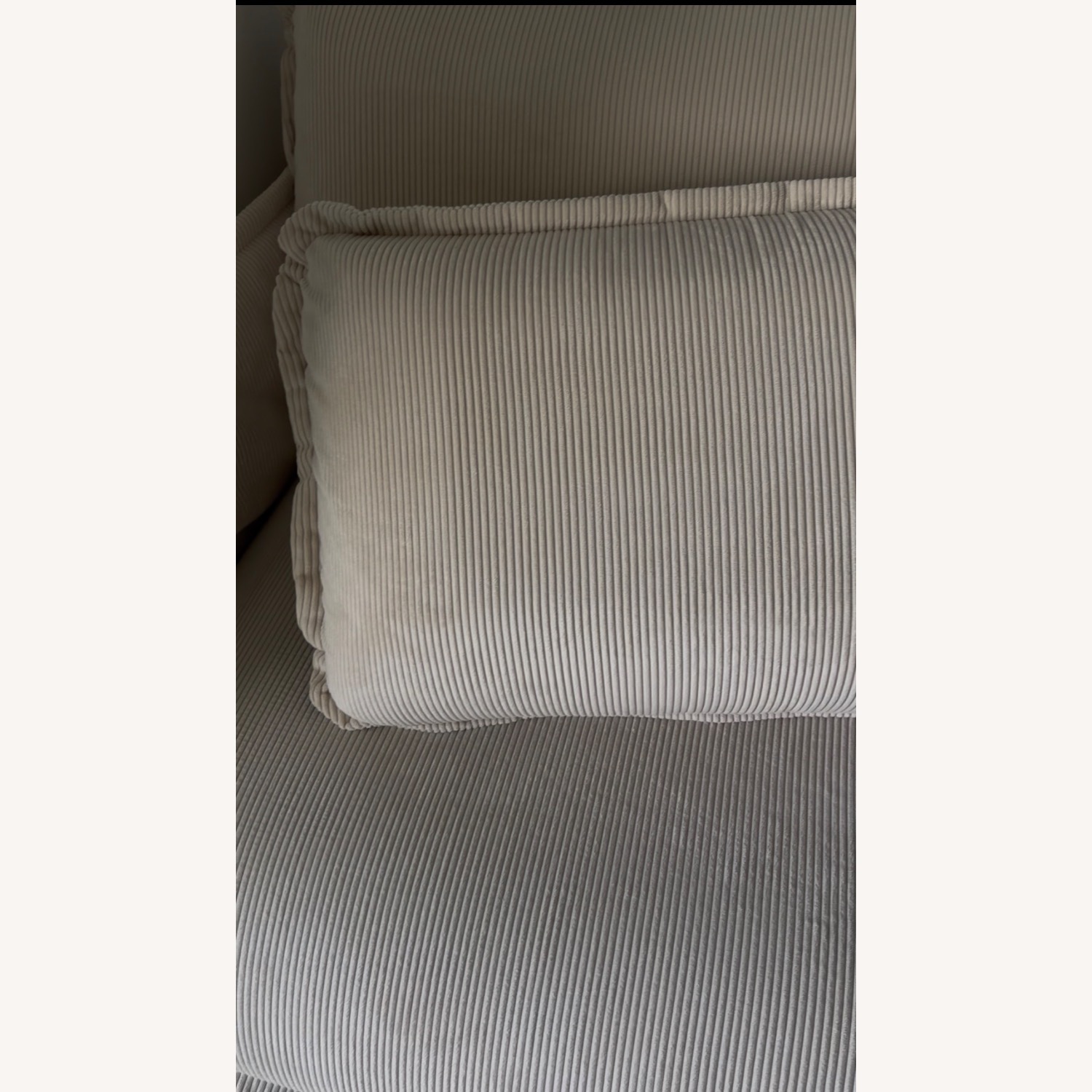 Anabei Eggshell White 2 Seater Sofa - image-3
