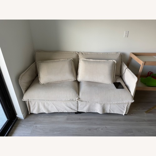 Used Anabei Eggshell White 2 Seater Sofa for sale on AptDeco