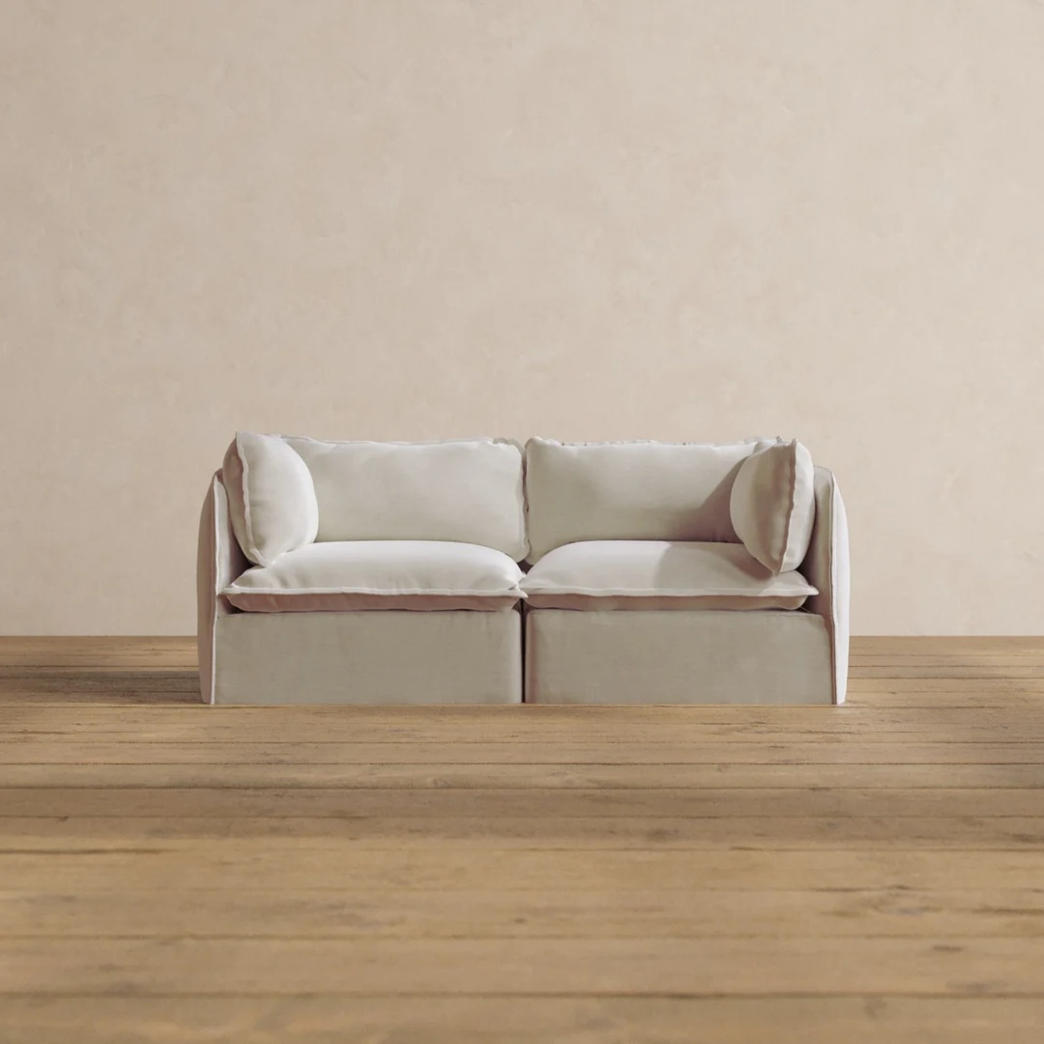 Anabei Eggshell White 2 Seater Sofa - image-5