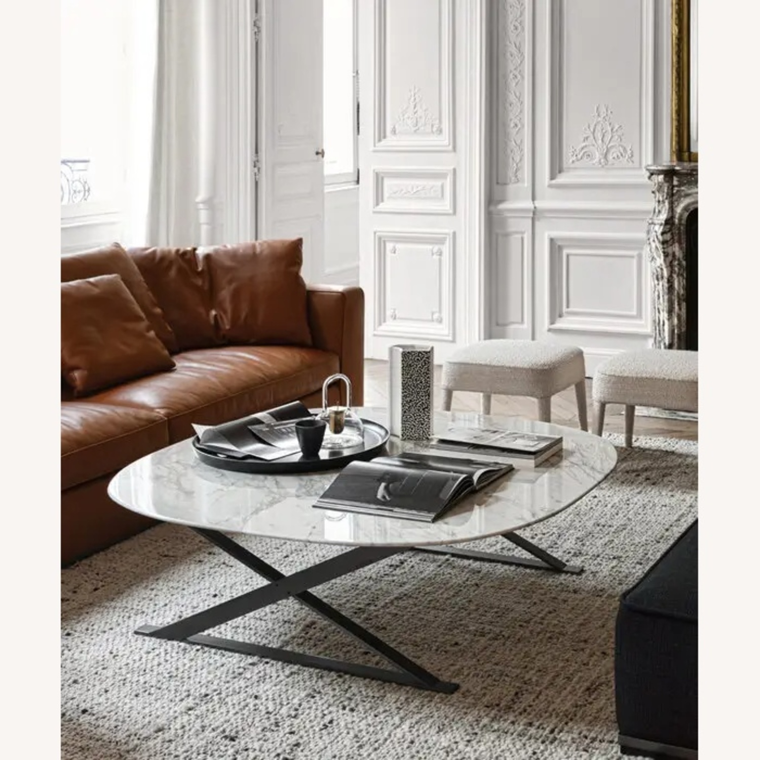 B&B Italia Pathos Natural Lacquer Coffee Table - image-4