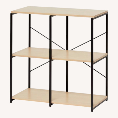 Used Target Natural Wood Storage Cubes incl for sale on AptDeco