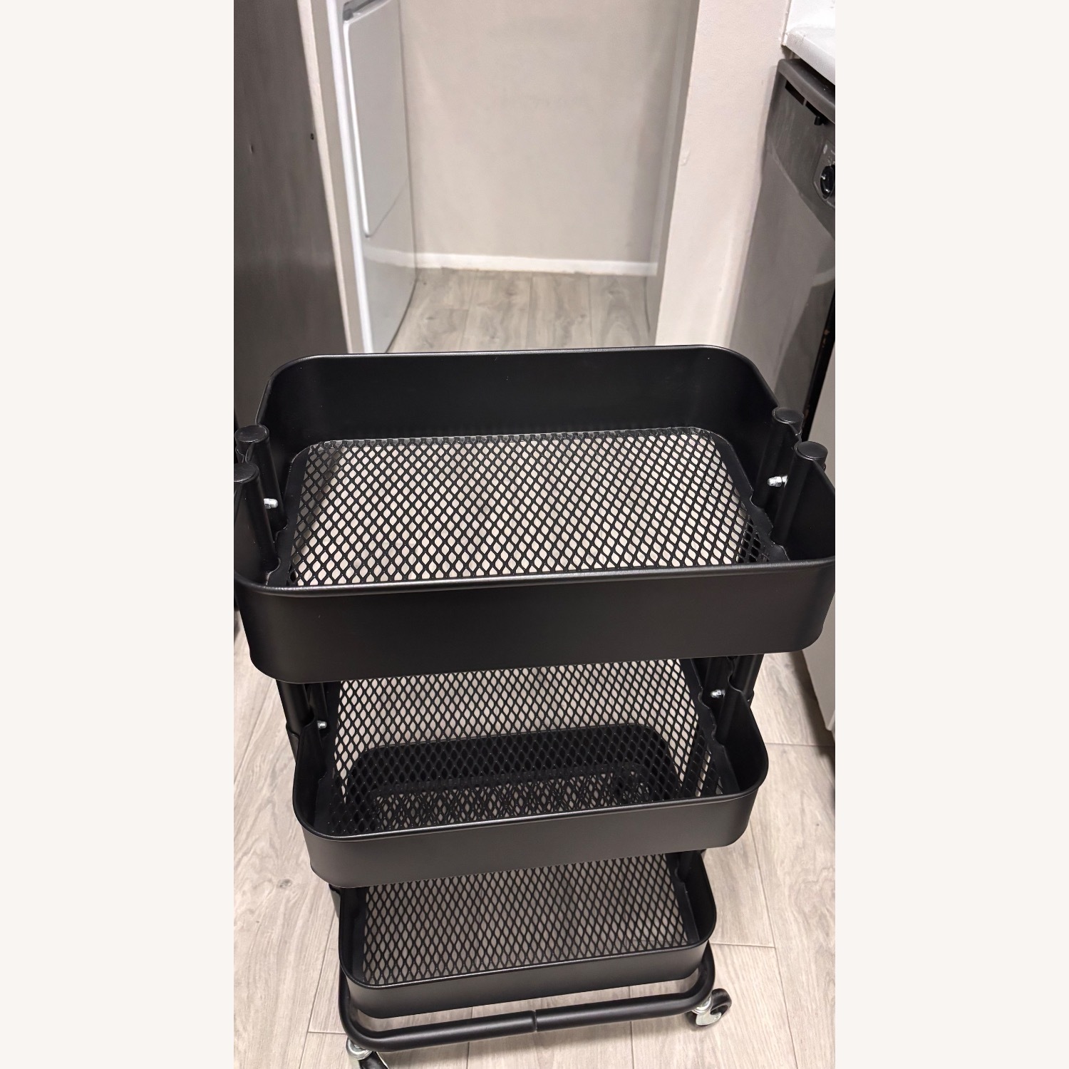 IKEA Black Metal Bar Cart - image-4