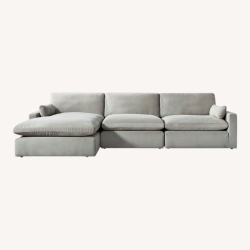Used Ashley Furniture Light Gray 3+ Piece Sectional for sale on AptDeco