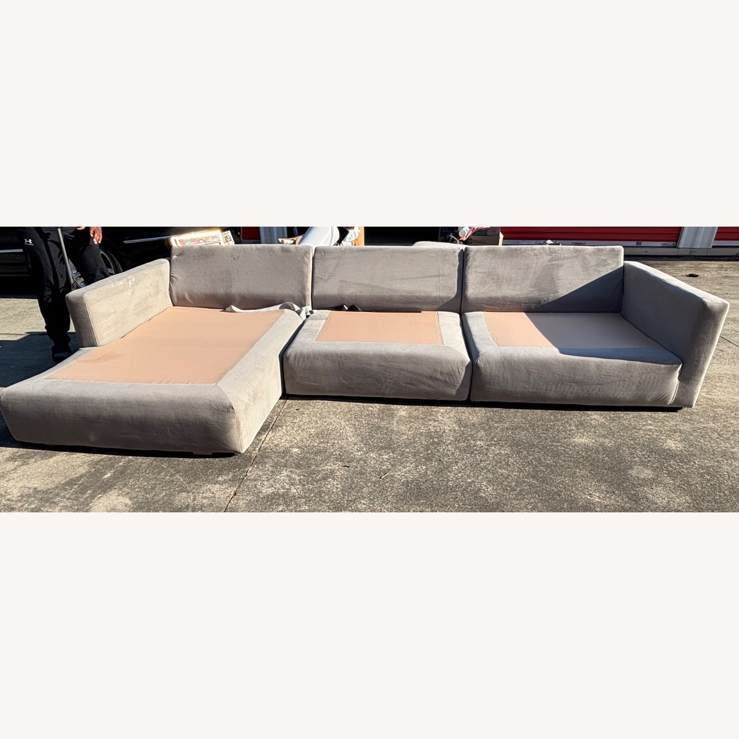 Ashley Furniture Light Gray 3+ Piece Sectional - image-6
