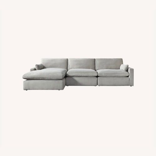 Used Ashley Furniture Light Gray 3+ Piece Sectional for sale on AptDeco