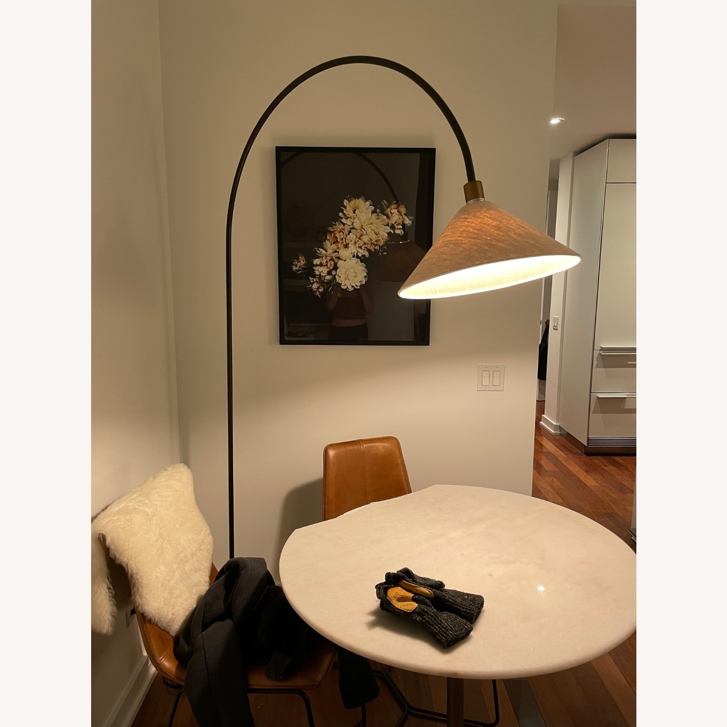 Crate & Barrel Sumner Arc Floor Lamp - image-2