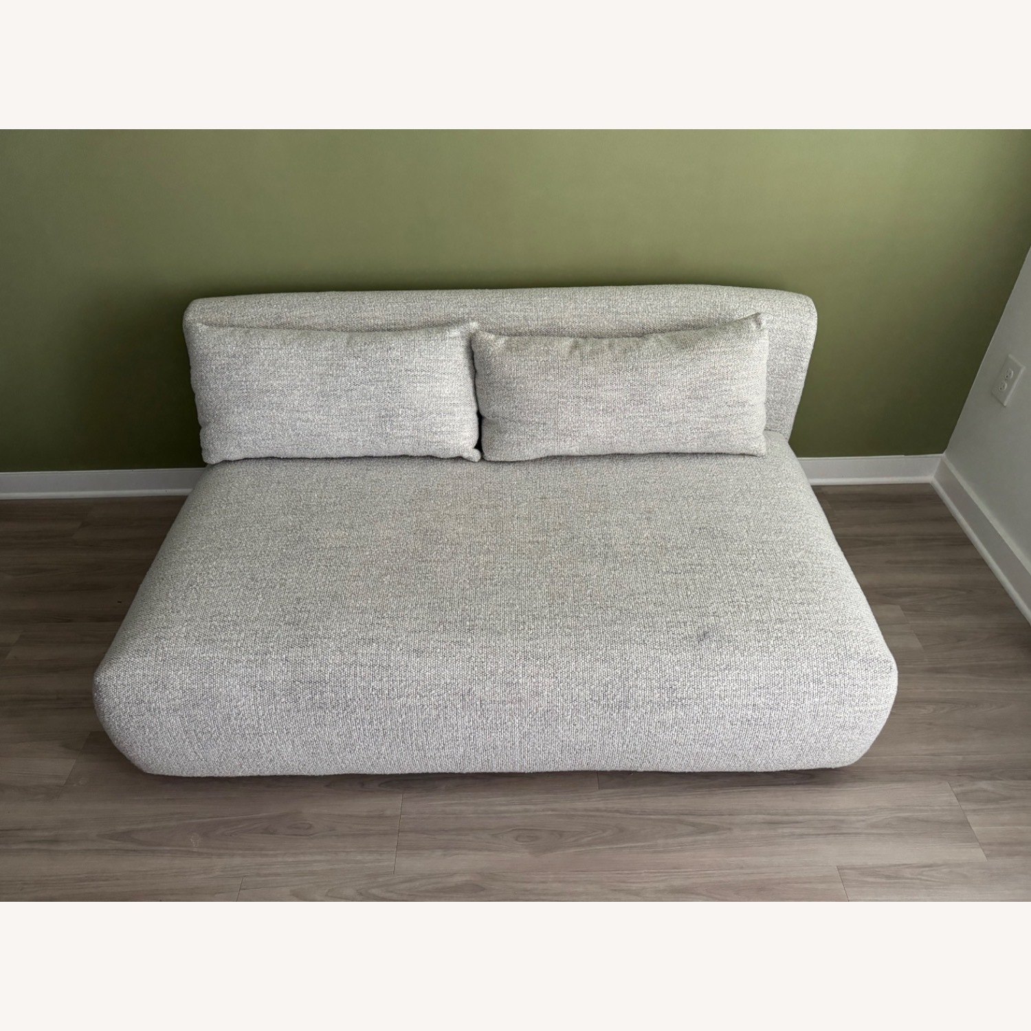 Joybird White Fabric 2 Piece Sectional - image-5