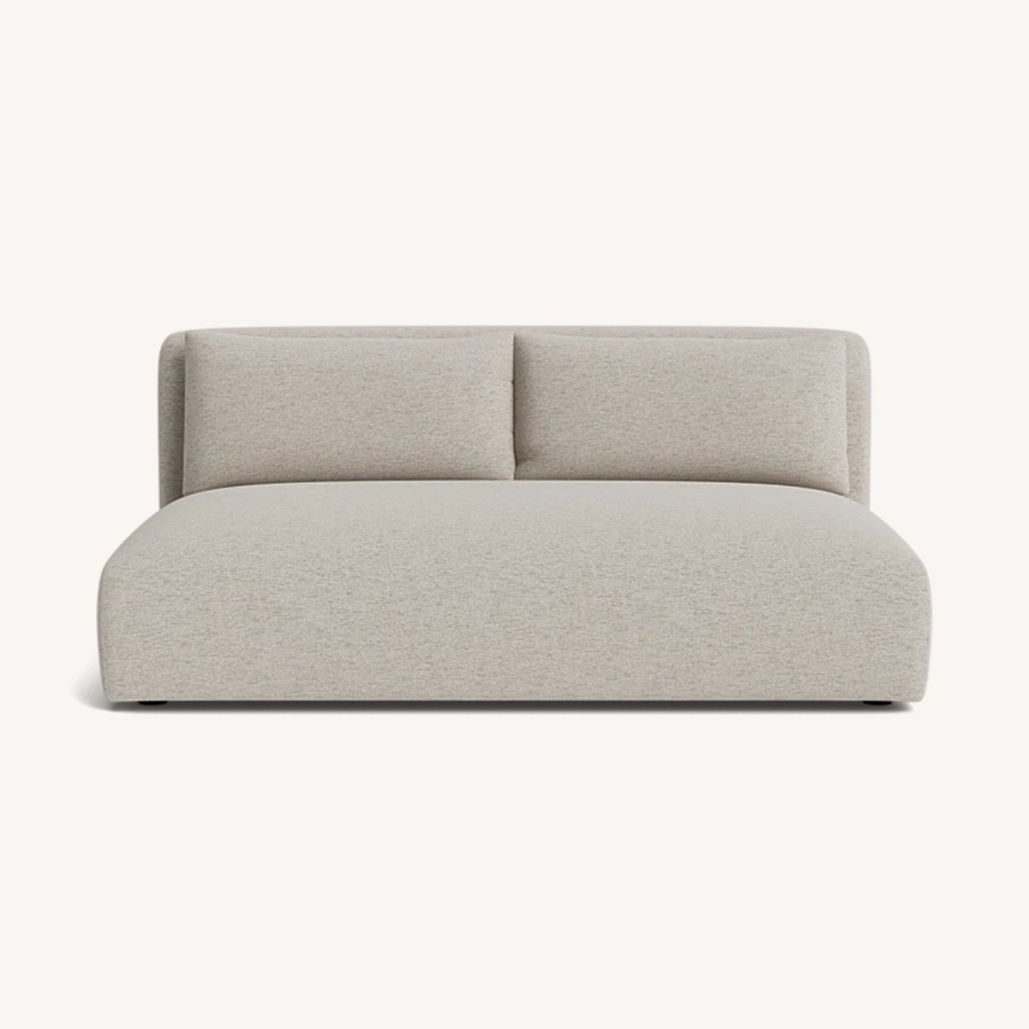 Joybird White Fabric 2 Piece Sectional - image-7