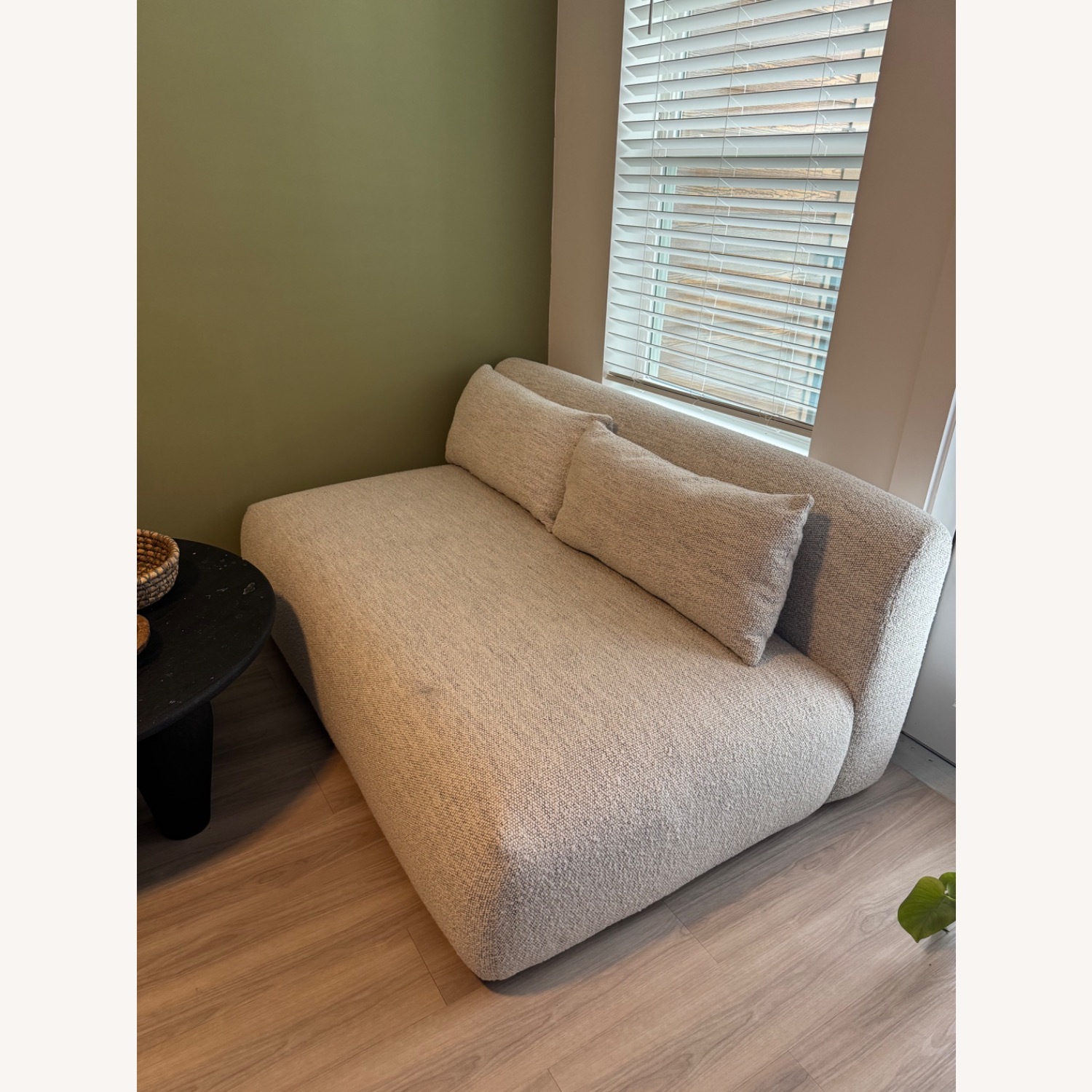 Joybird White Fabric 2 Piece Sectional - image-6