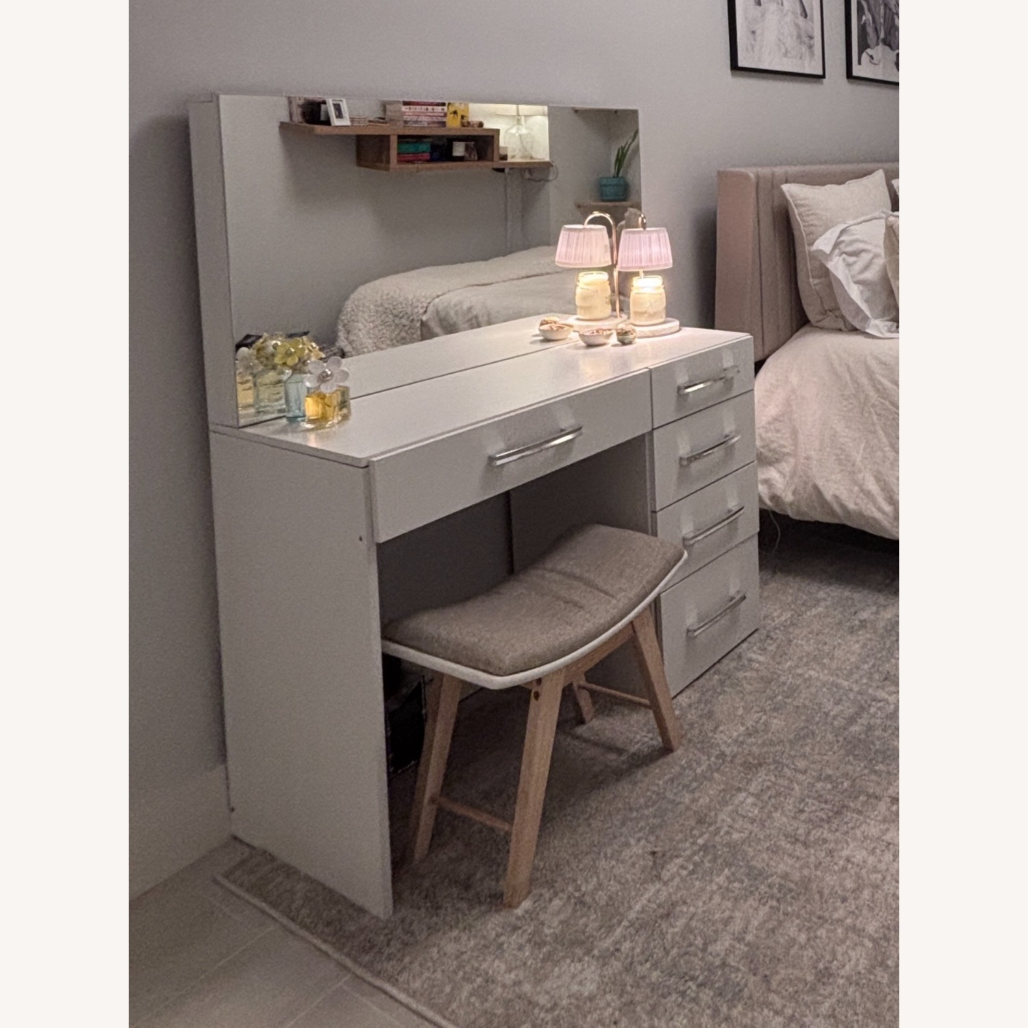 Vanity & Stool Set - image-3