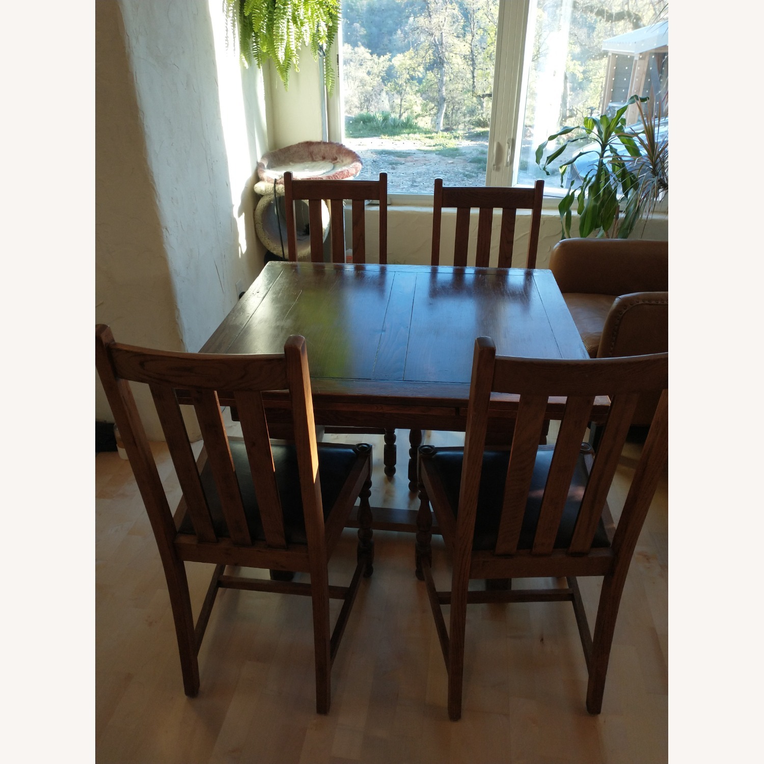 CC41 Utility Wooden Dining Table and 4 Chairs  - image-1