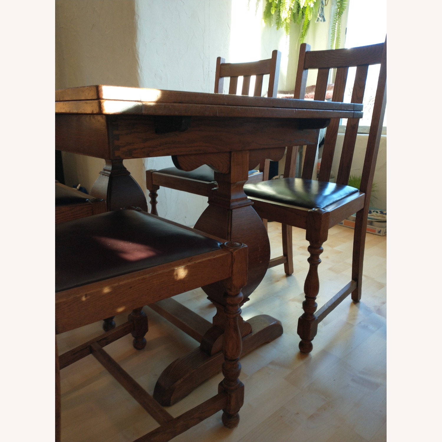 CC41 Utility Wooden Dining Table and 4 Chairs  - image-3