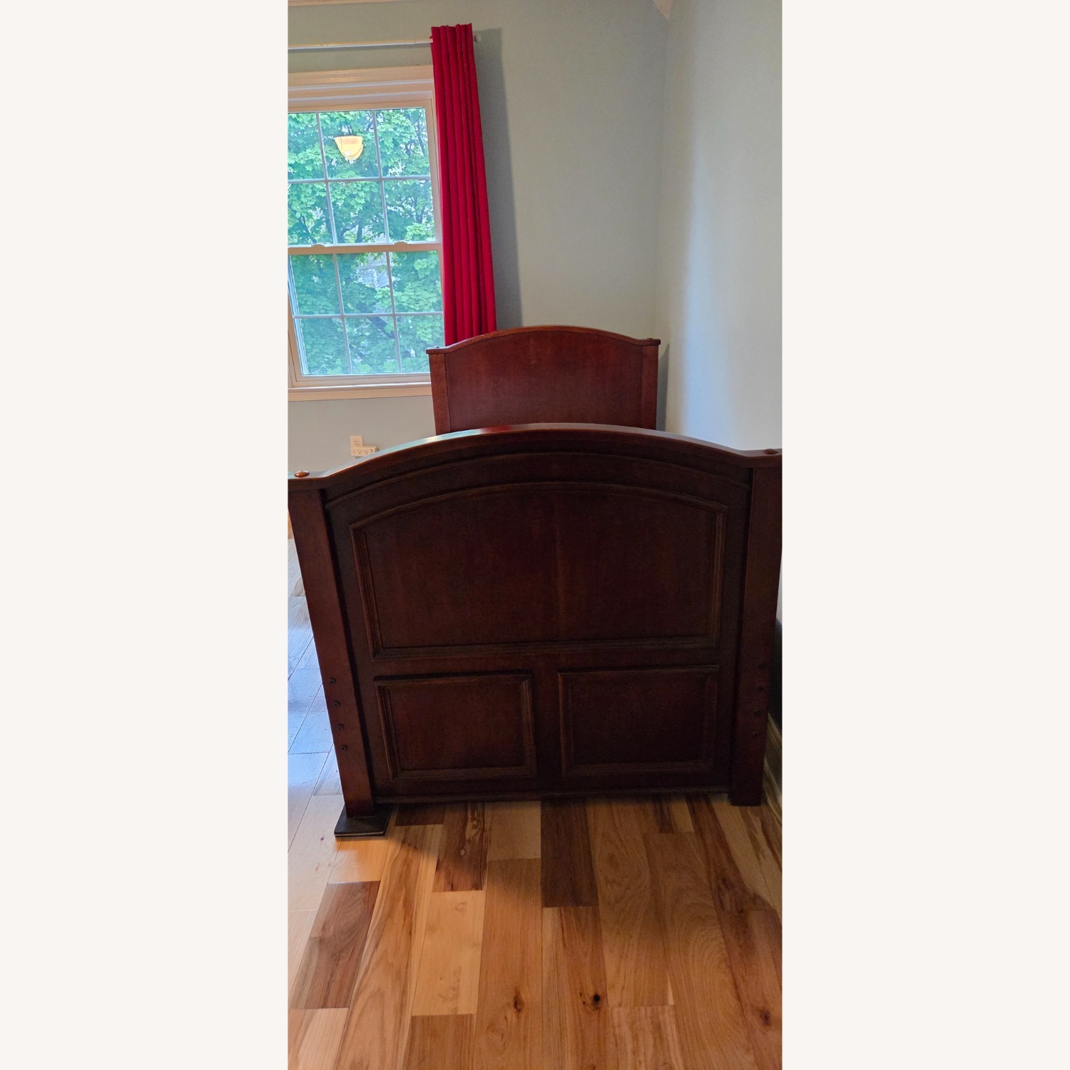 Deer Run Dark Cherry Wood Twin Captain Bed - image-2