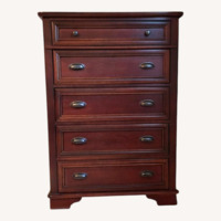 Deer Run Dark Cherry Wood Dresser