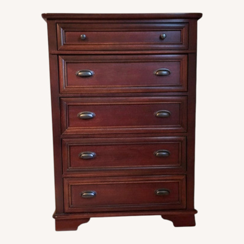 Used Deer Run Dark Cherry Wood Dresser for sale on AptDeco