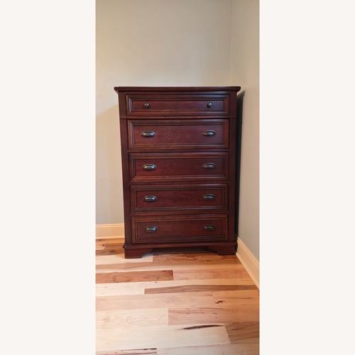 Used Deer Run Dark Cherry Wood Dresser for sale on AptDeco