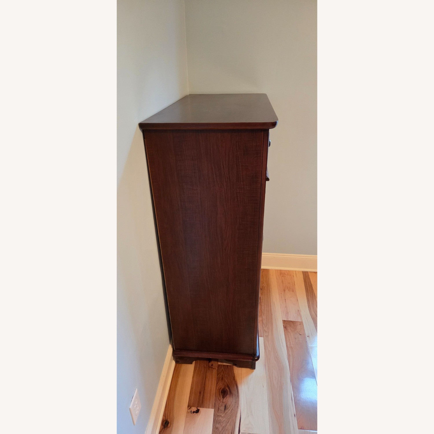 Deer Run Dark Cherry Wood Dresser - image-2