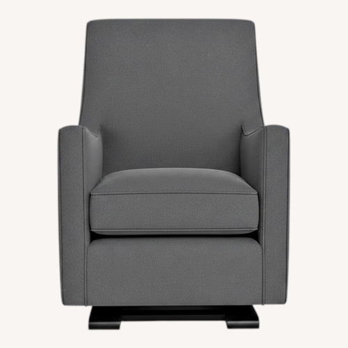 Used Monte Design Microsuede Nursing Chair & Ottoman for sale on AptDeco