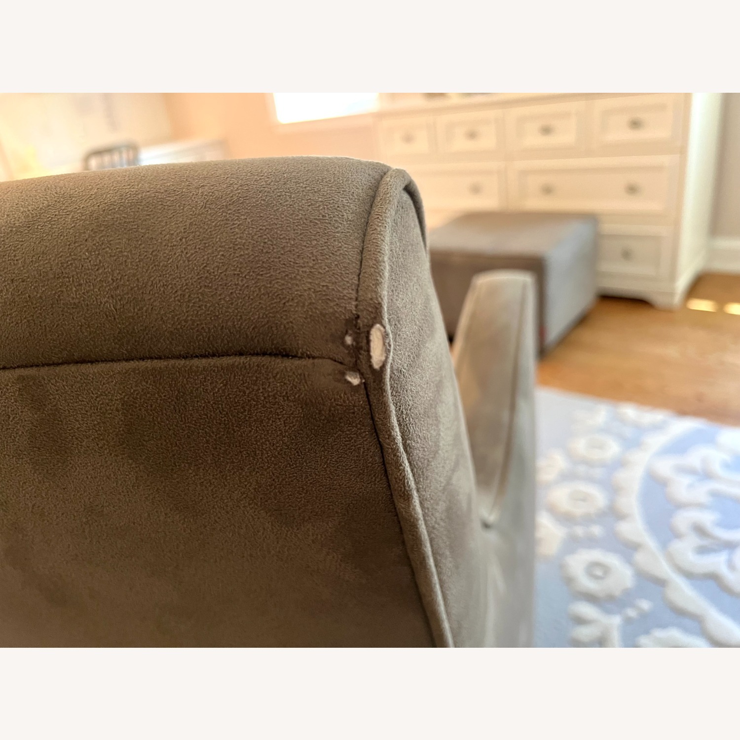 Monte Design Microsuede Nursing Chair & Ottoman - image-8