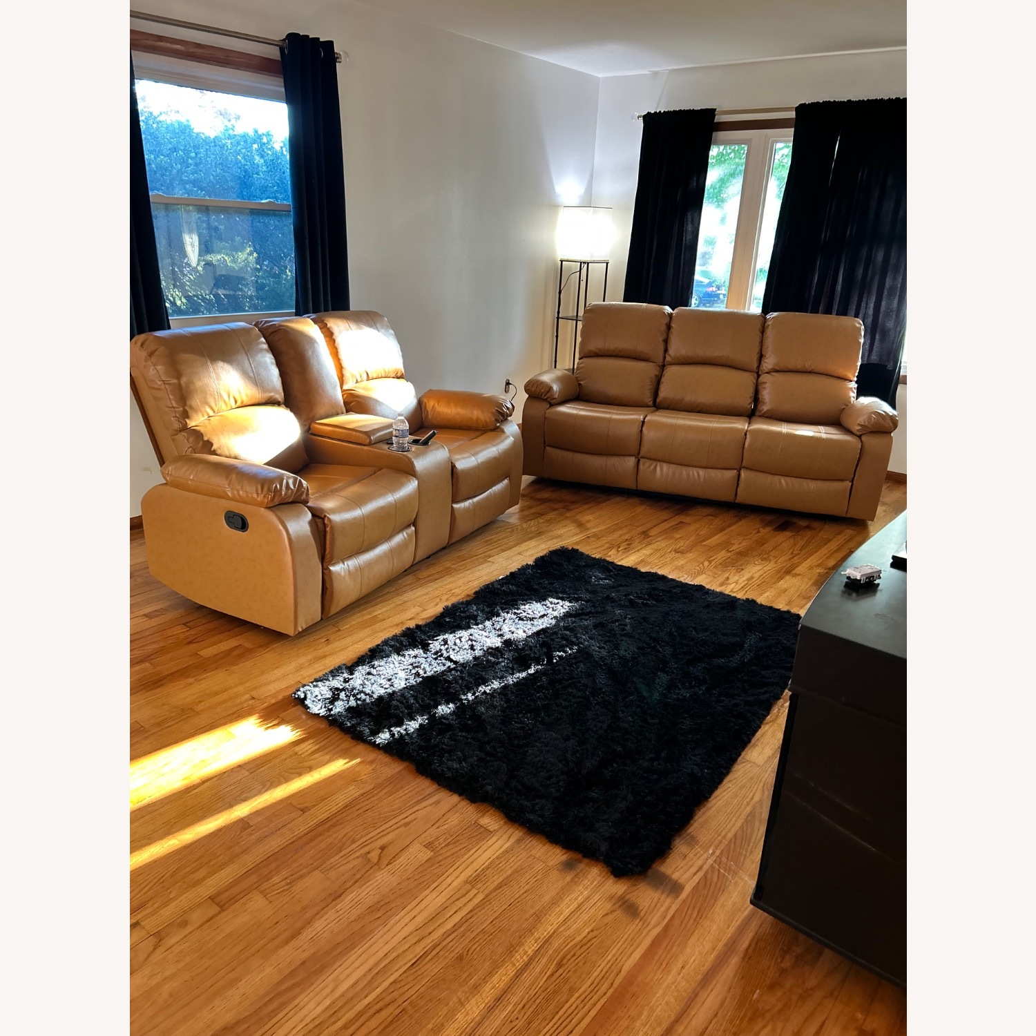 Leather Loveseat - image-2