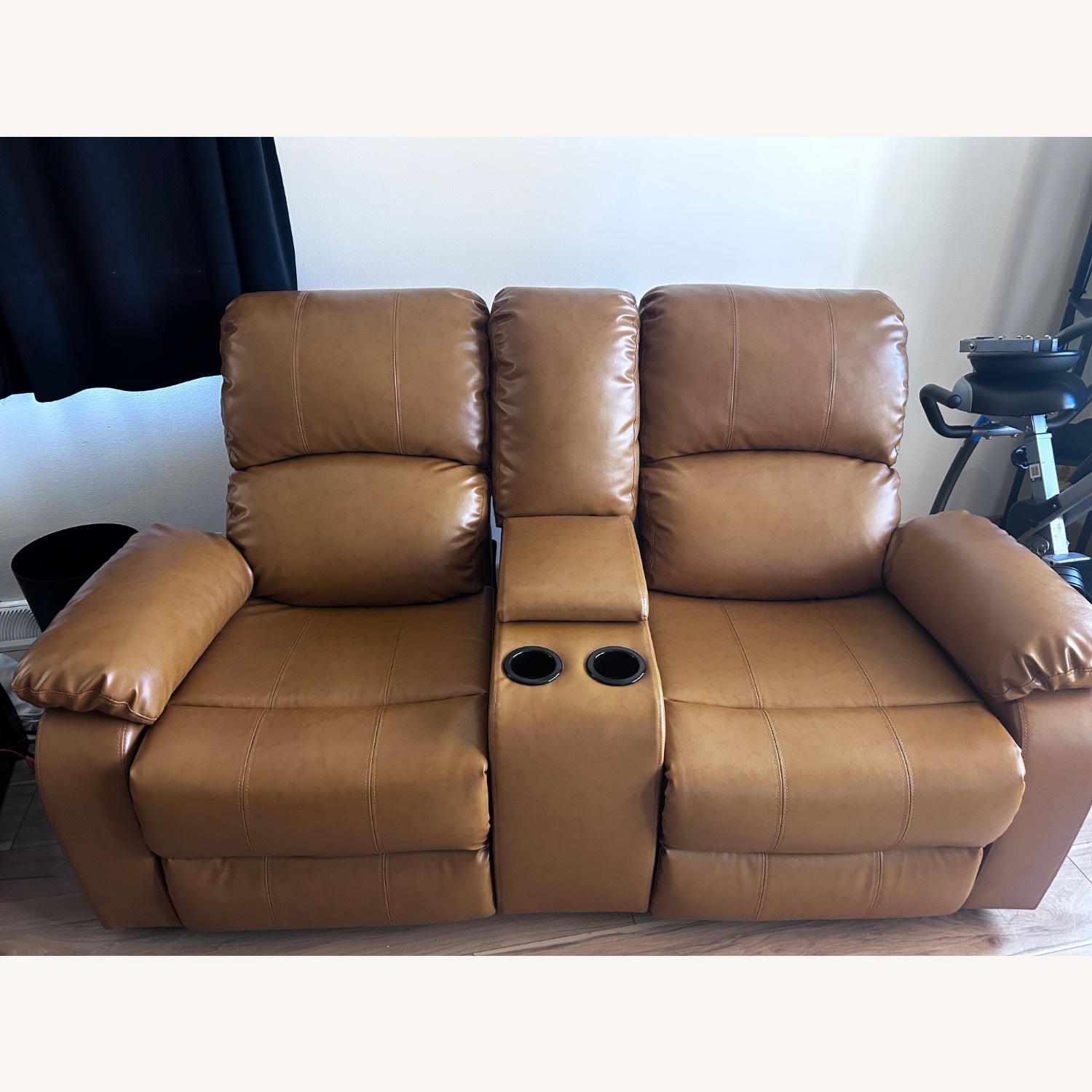 Leather Loveseat - image-4