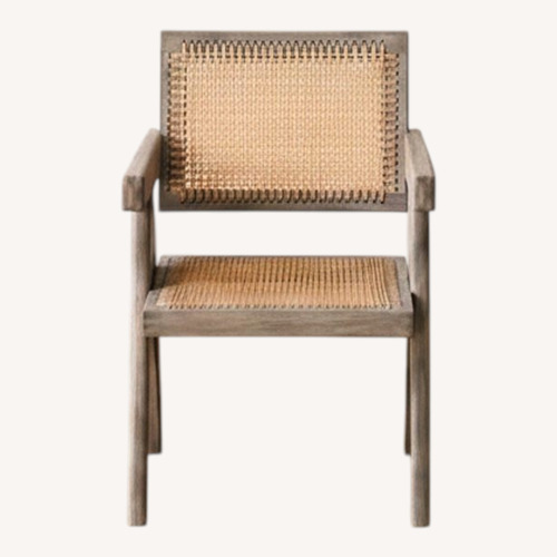 Used Light Gray Wood Dining Chairs for sale on AptDeco