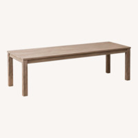 Light Gray Wood Dining Table
