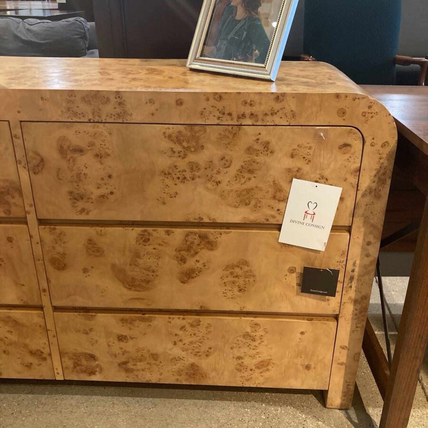 Cora Light Burl 6-Drawer Dresser - image-3