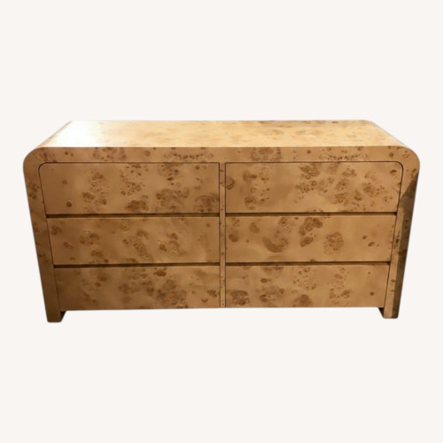 Used Cora Light Burl 6-Drawer Dresser for sale on AptDeco